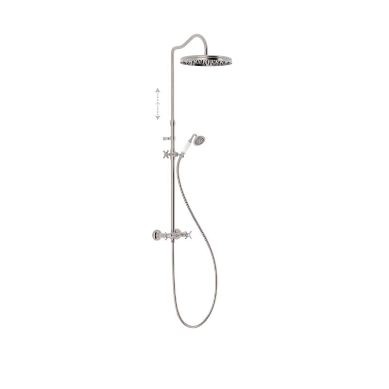 Zestaw natryskowy Tres Clasic stal 24219101AC