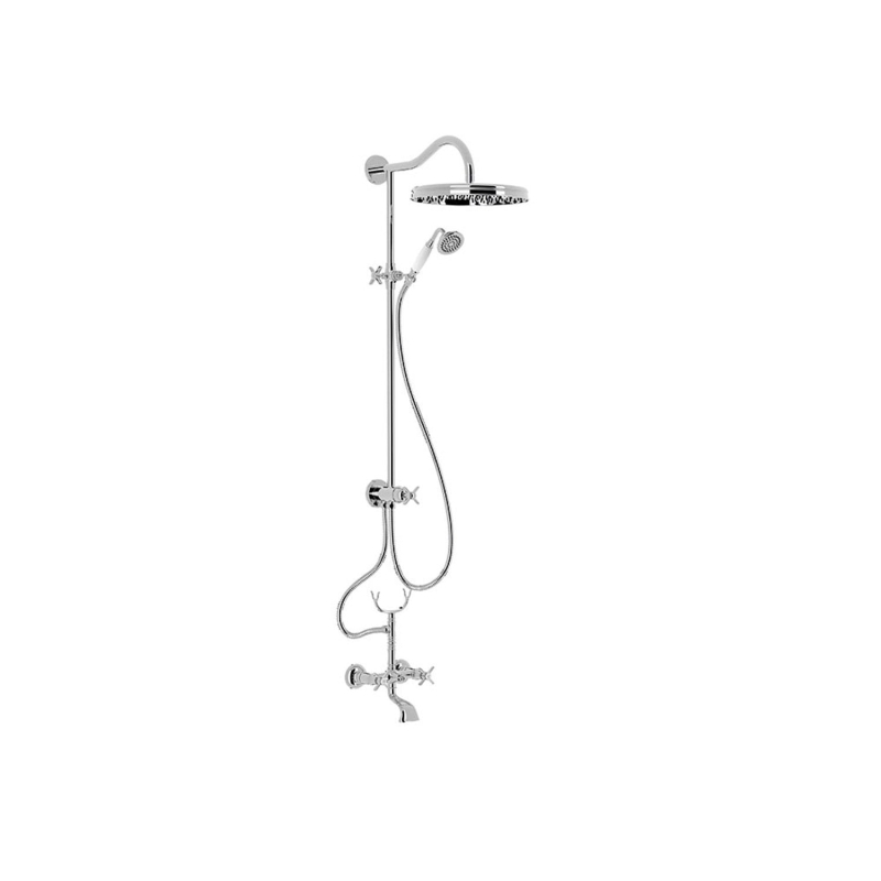Zestaw natryskowy Tres Clasic chrom 24217602