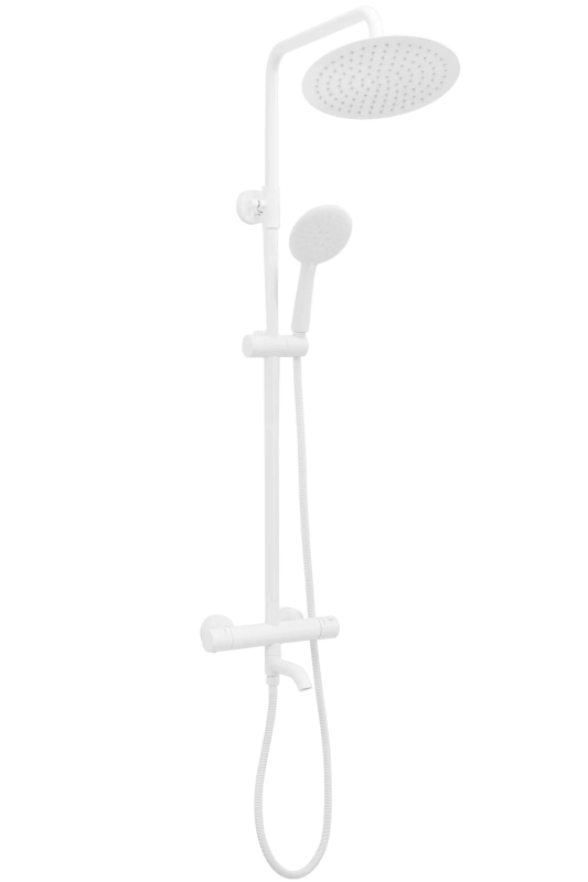 Zestaw natryskowo wannowy Rea Lungo biały