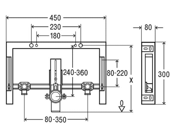 stelaż do bidetu Viega Prevista 648 800 rysunek.JPG