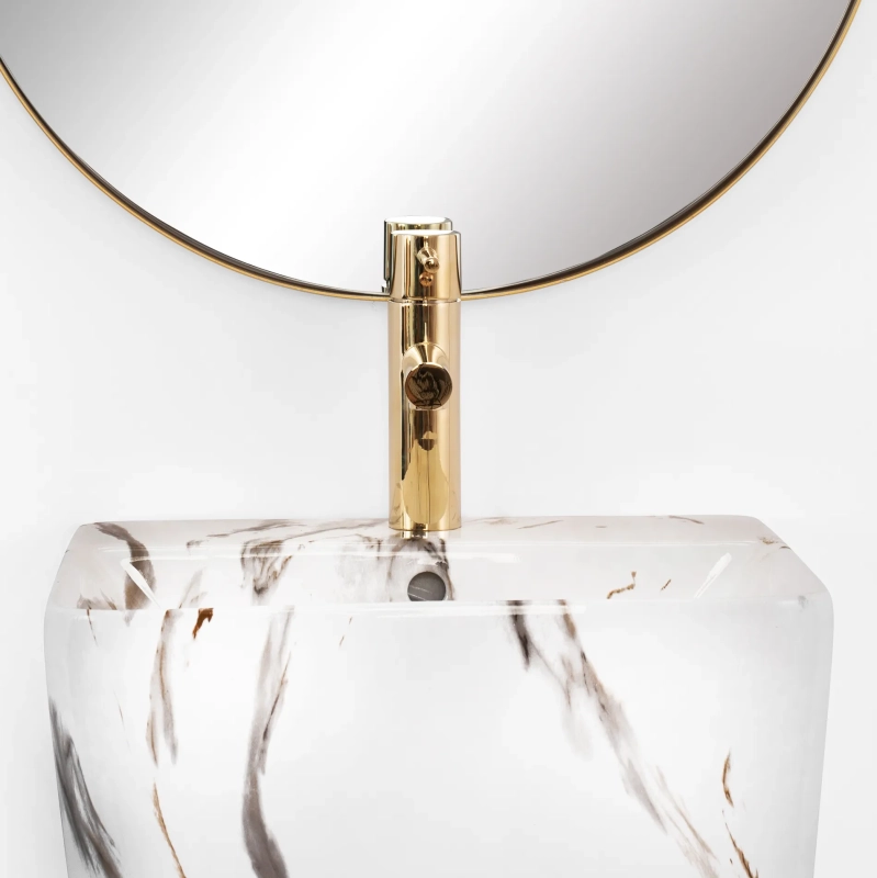 Umywalka wolnostojąca Rea Aris marble