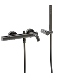 Bateria wannowo prysznicowa Tres Study Exclusive czerń metalizowana 26117001KM