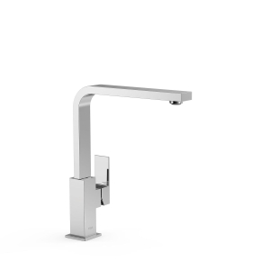 Bateria umywalkowa Tres Cuadro z boczną dźwignią wysoka chrom 106604