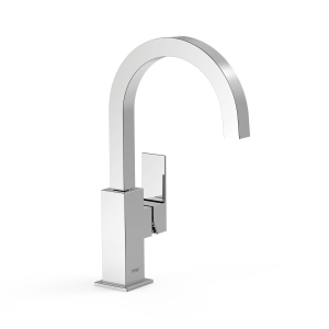 Bateria umywalkowa Tres Cuadro z boczną dźwignią wysoka chrom 106606