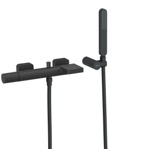 Bateria wannowo prysznicowa Tres Loft czerń matowa 20017001NM