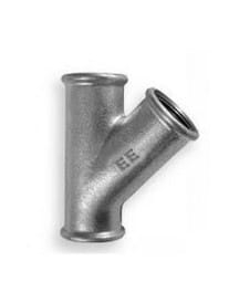 Trójnik żeliwny redukcyjny 8"x6"x45°  KONSKIE 