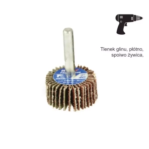 Ściernica trzpieniowa Dedra 30x15x6mm, gr.80