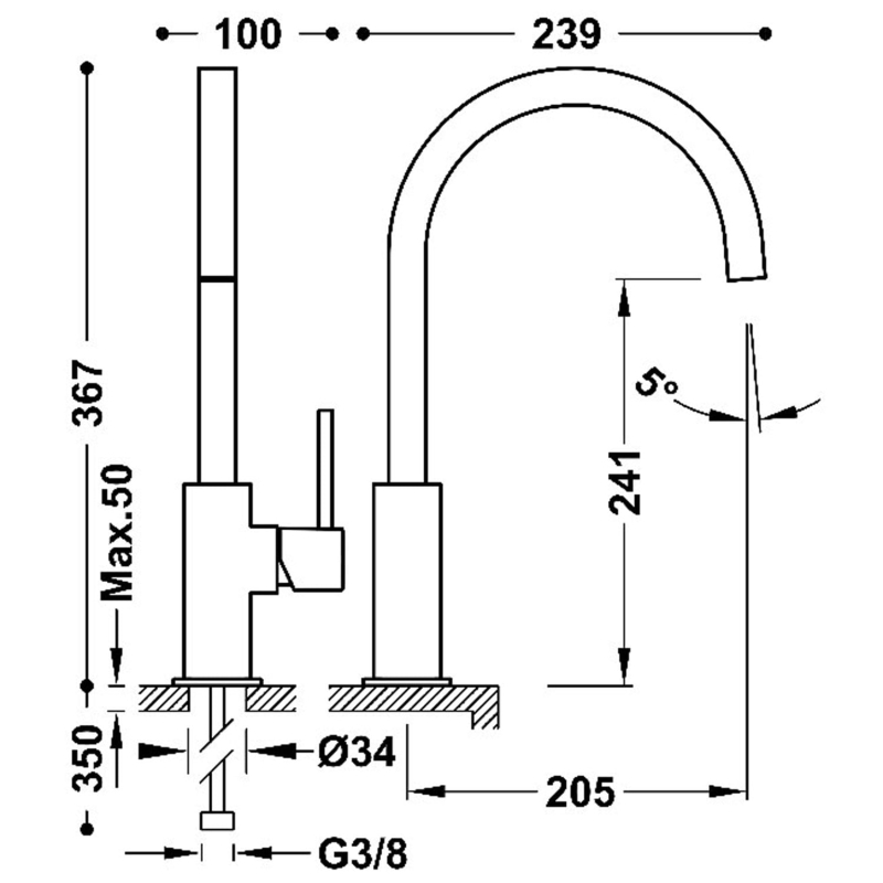 Bateria kuchenna Tres Top