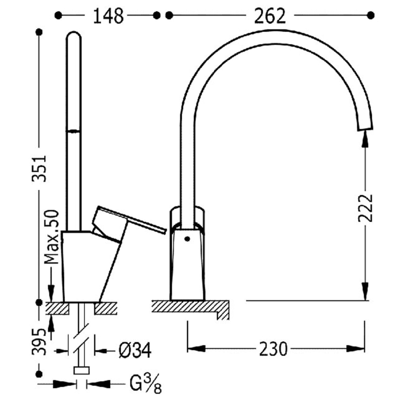 Bateria kuchenna Tres Lex