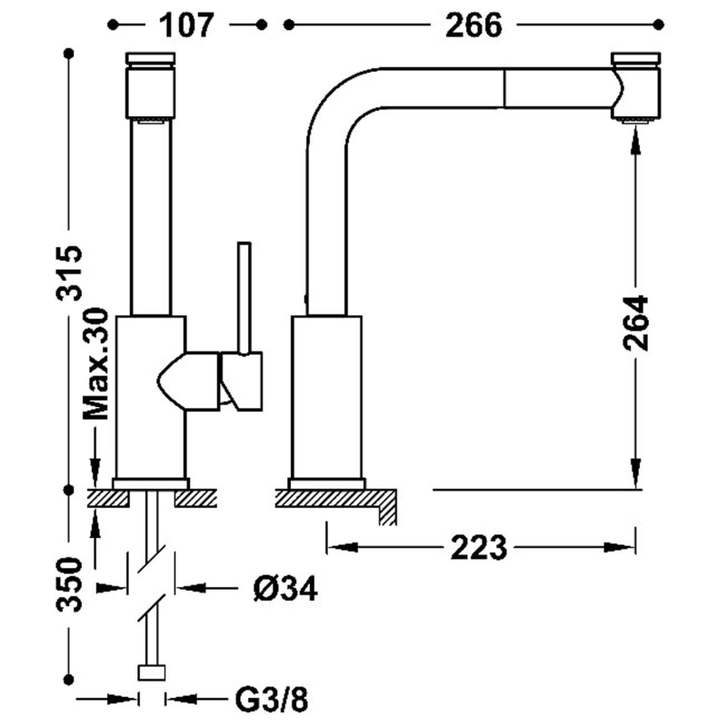 Bateria kuchenna Tres Top