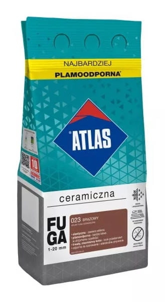 Fuga ceramiczna Atlas brązowy 023 2kg
