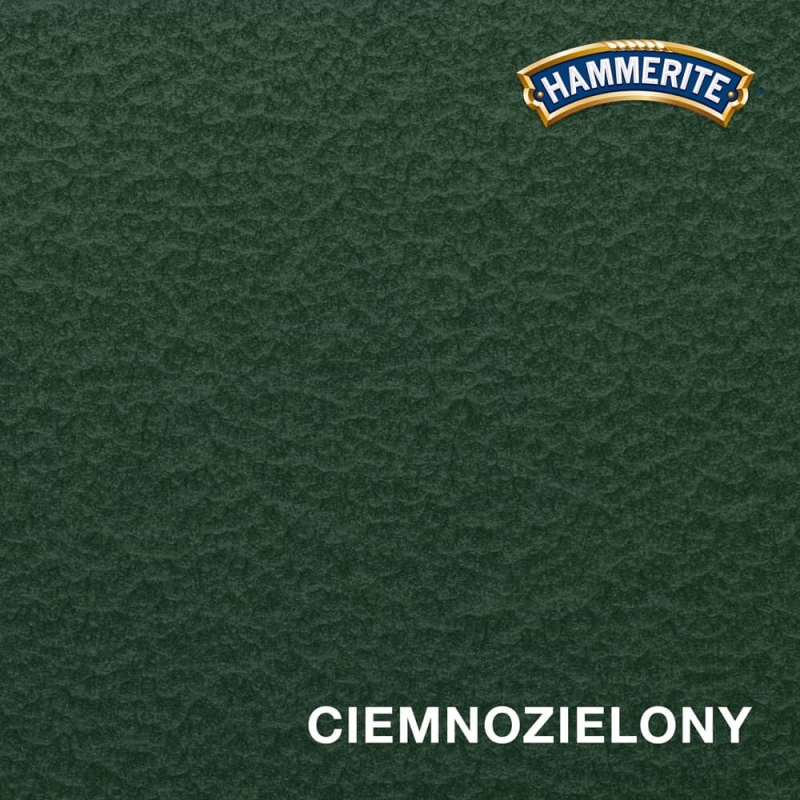 Farba na rdzę Hammerite ciemnozielony młotkowy 0,25L