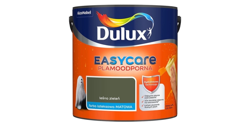 Farba Dulux EasyCare leśna zieleń 2,5L