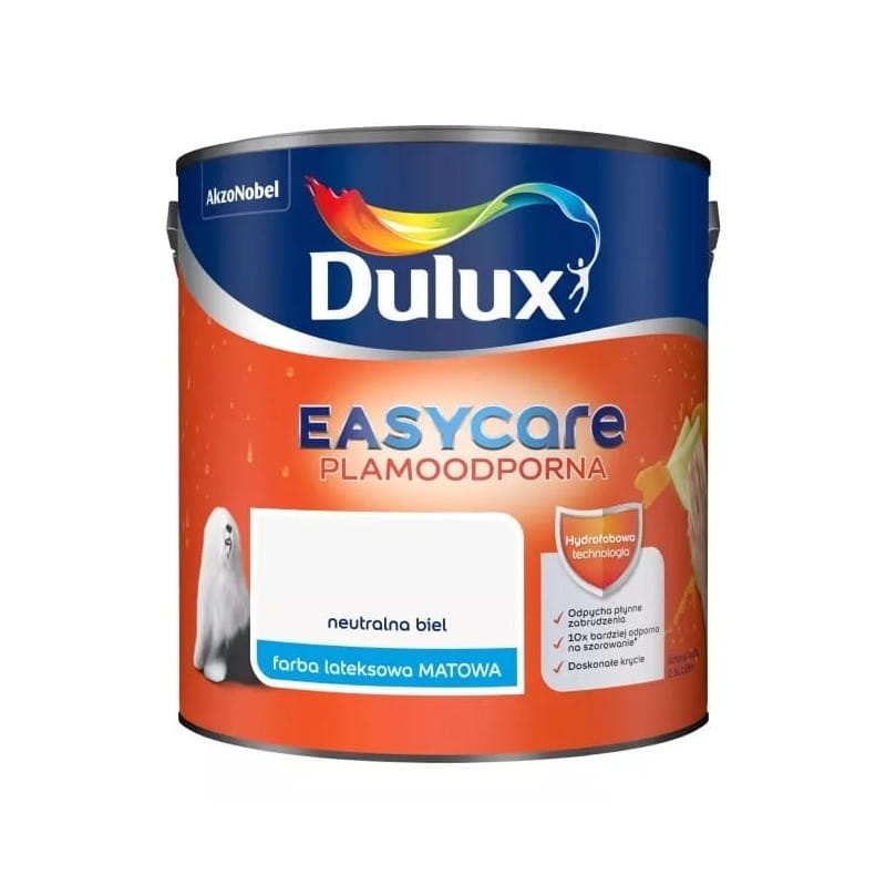 Farba Dulux EasyCare neutralna biel