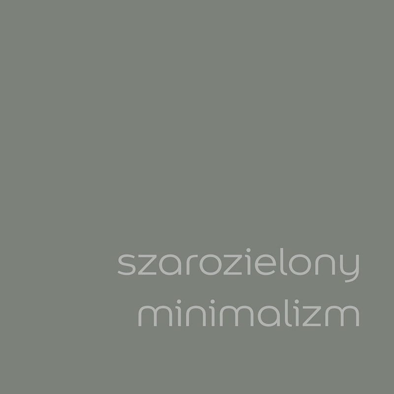 Farba Dulux EasyCare szarozielony minimalizm