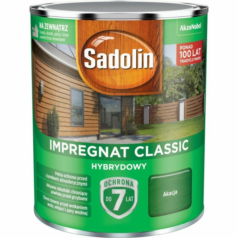 Impregnat ochronno-dekoracyjny Sadolin Classic akacja 0,75L