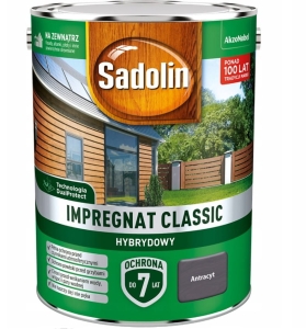 Impregnat do drewna Sadolin Classic antracytowy 4,5L  