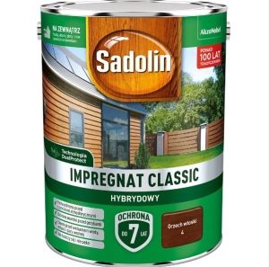 Impregnat do drewna Sadolin Classic orzech włoski 4,5L