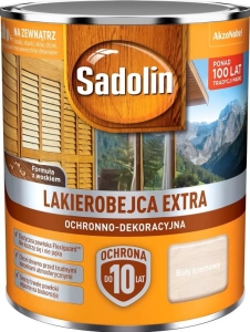Lakierobejca do drewna Sadolin Extra biały kremowy 0,75L 