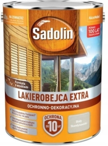 Lakierobejca do drewna Sadolin Extra biały skandynawski 0,75L 