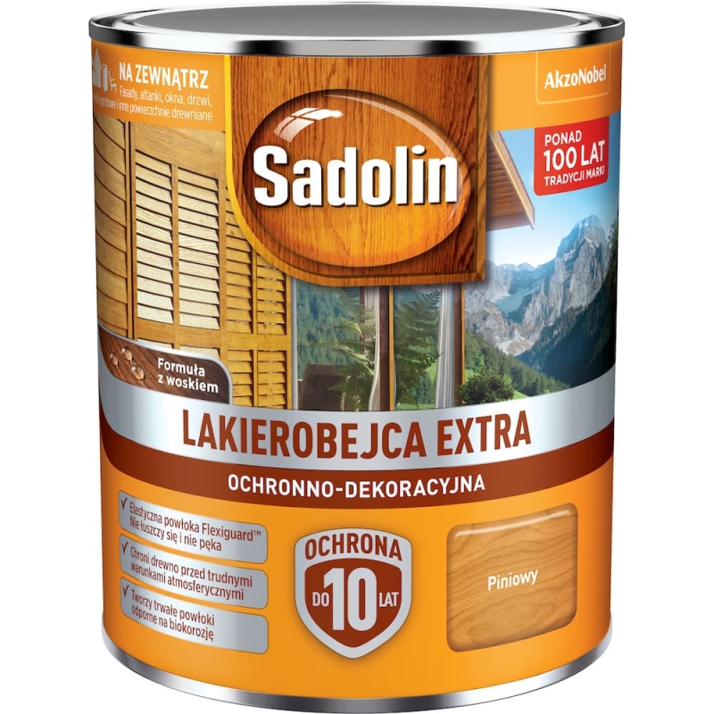 Lakierobejca do drewna Sadolin Extra piniowy