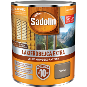 Lakierobejca do drewna  Sadolin Extra popielaty 0,75L  