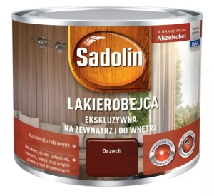 Lakierobejca Ekskluzywna do drewna Sadolin orzech 0,75L
