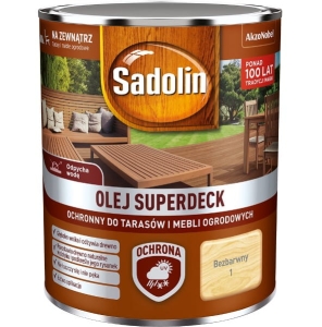 Olej do drewna Sadolin Superdeck bezbarwny 2,5L 