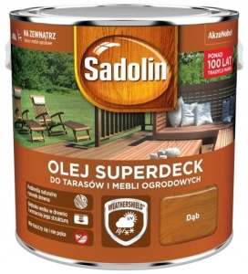 Olej do drewna Sadolin Superdeck dąb 2,5L  