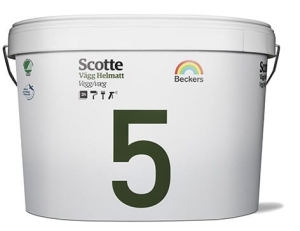 Farba Beckers Scotte 5 biała Baza A 9L 
