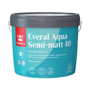 Emalia Tikkurila Everal Aqua Semi Matt 40 Baza A 0,45L