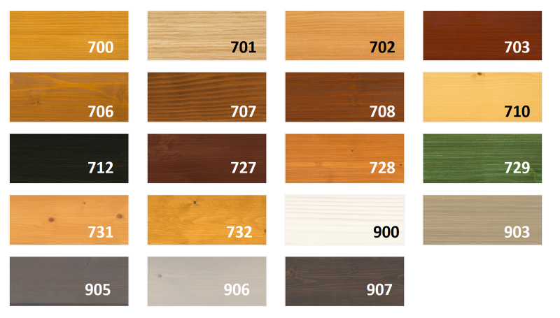 Lazura olejna Osmo 702 modrzew 0,75L