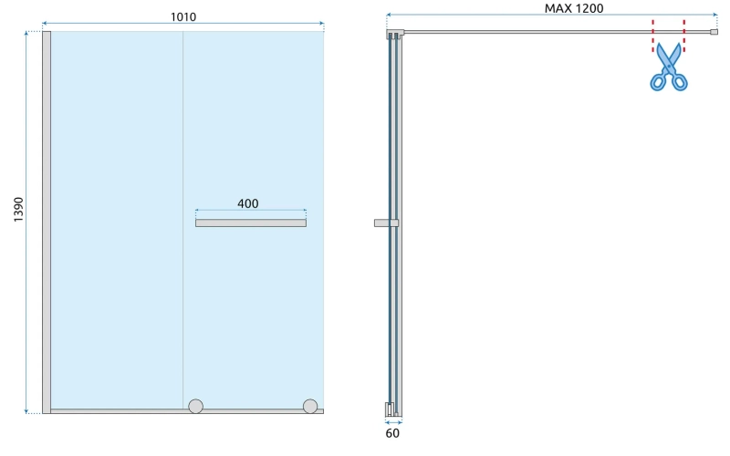 Parawan wannowy Rea Fabian gold