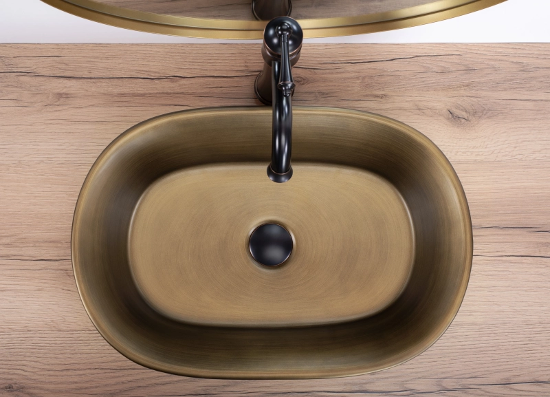 Umywalka nablatowa Rea Wilma Rustic