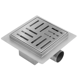 Odpływ punktowy Rea Cross nikiel szczotkowany 15x15cm - Dodatkowo 5% rabatu na kod REA5