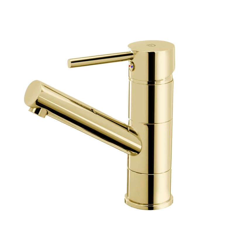 Bateria umywalkowa Fdesign Flusso złota