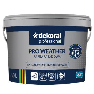 Farba fasadowa Dekoral Professional Pro Weather 10L