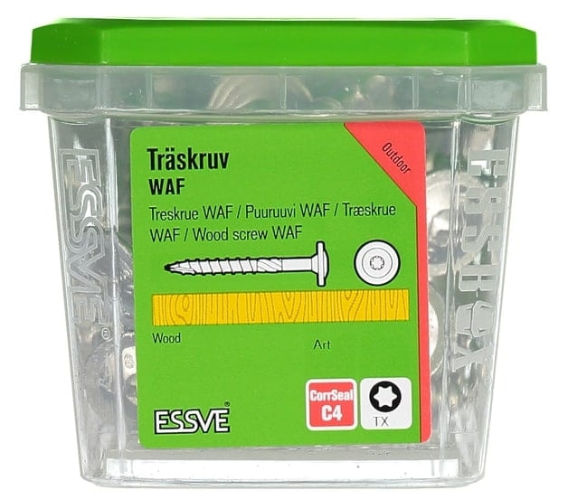 Wkręt do drewna talerzowy WAF 8.0x60mm CORRSEAL ESSVE 113133