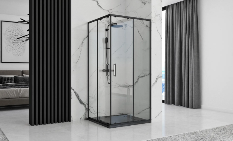 Brodzik prostokątny Rea Bazalt