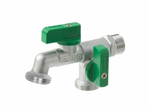 Zawór kulowy podwójny Arco Nano Doble Mac 1/2x2x(3/4")