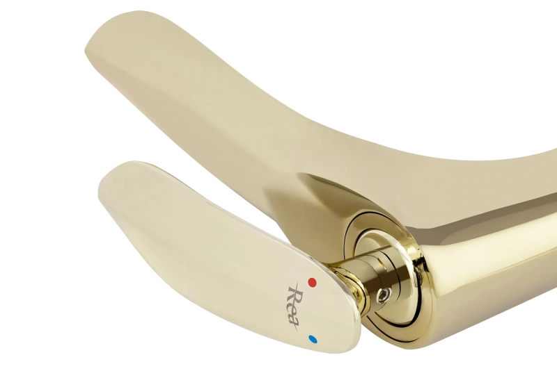 Bateria umywalkowa Rea Orbit wysoka złota