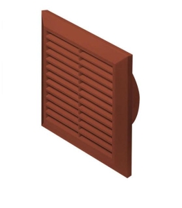 Kratka wentylacyjna Awenta Styl brąz T43BR 140x140mm