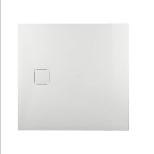 Brodzik kwadratowy Sea-Horse Tokyo z efektem NeoStone biały 90x90 