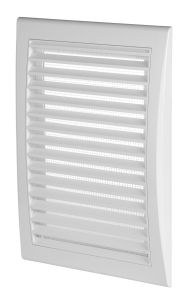 Kratka wentylacyjna Awenta Luna biały TL8 z żaluzją 110x270mm   