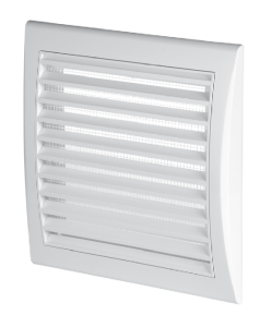 Kratka wentylacyjna Awenta Luna biały TL9 140x140mm Fi 100mm 