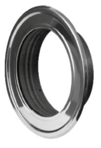 Rozeta metalowa Awenta chrom RMN125 Fi 125mm
