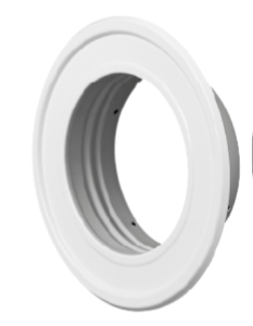 Rozeta metalowa Awenta biała RM150 Fi 150mm