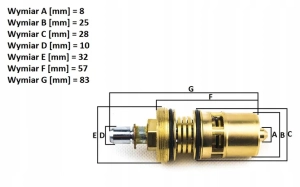  Wkład do podtynkowej spłuczki pisuarowej VERONA SCHELL 294160099