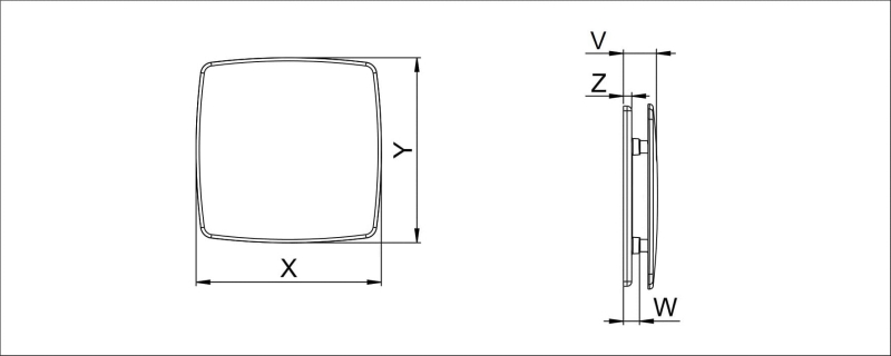 Panel do korpusu wentylatora Awenta Nea PNB