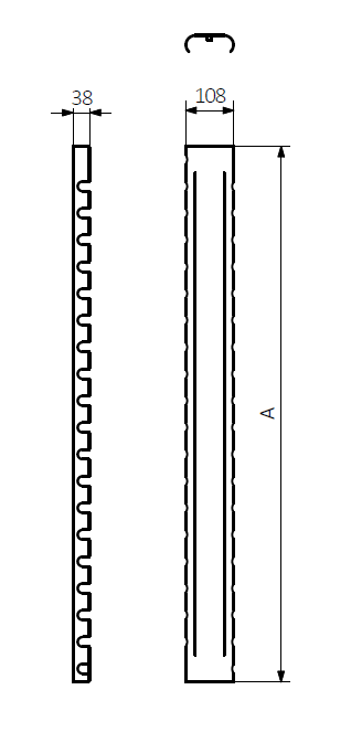 Maskownica grzejnika Terma Michelle